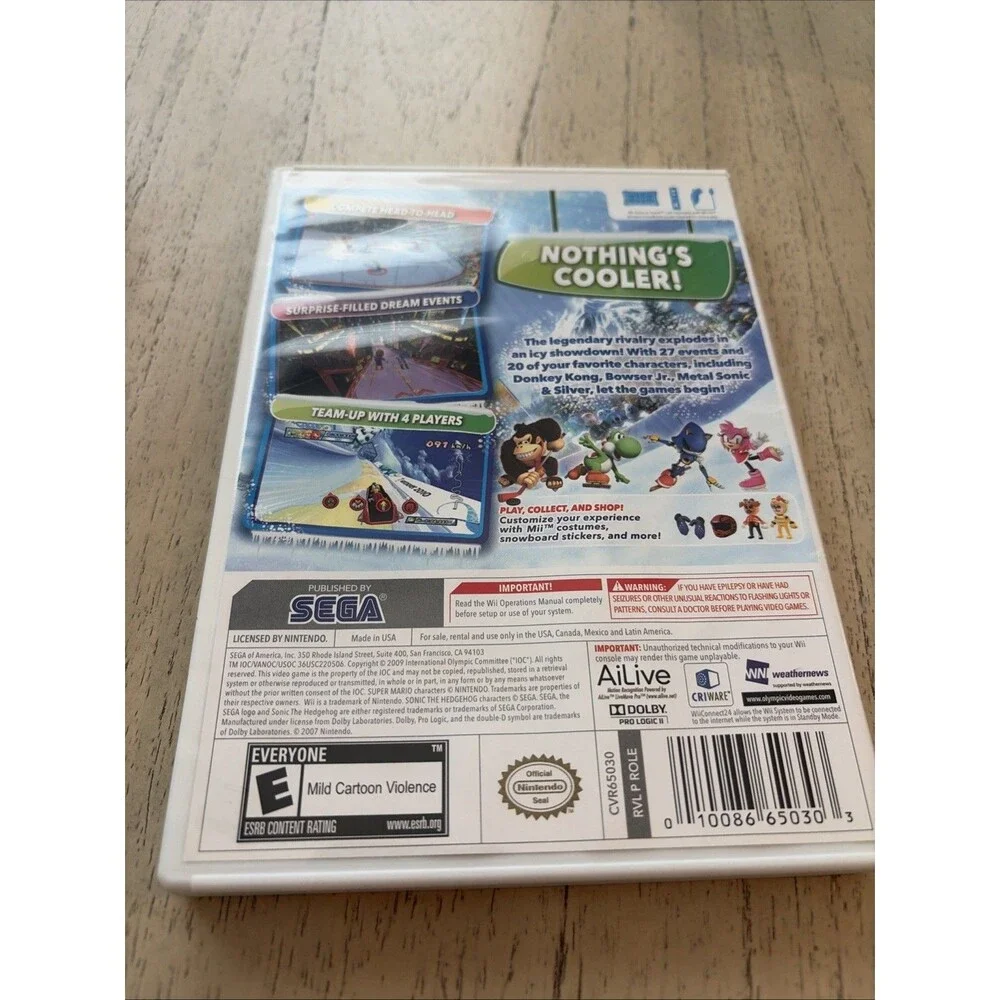 Mario & Sonic at the Winter Olympic Games - Nintendo Wii